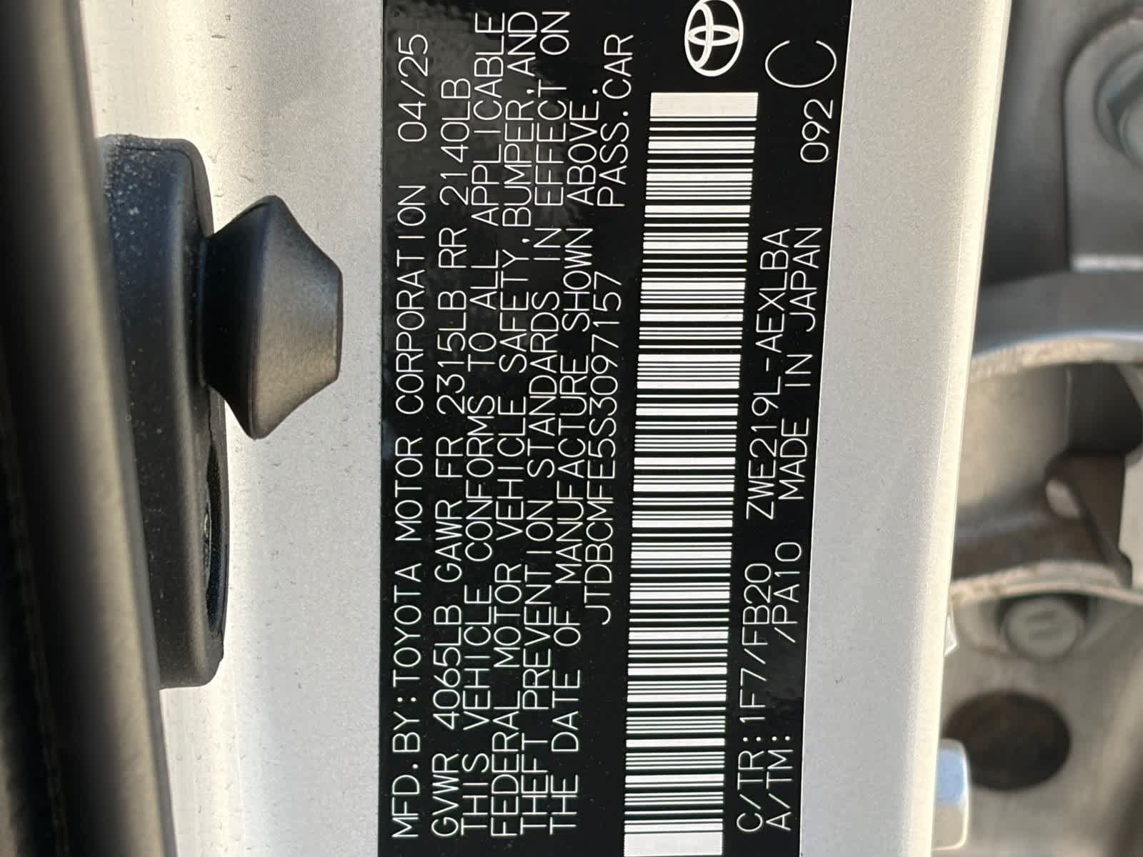 Used 2025 Toyota Corolla LE w/ Convenience Package FWD image 33