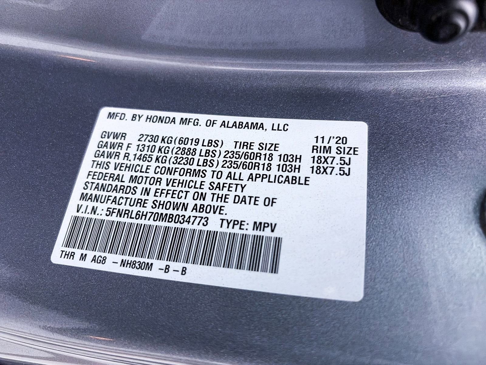 Used 2021 Honda Odyssey EX-L image 33