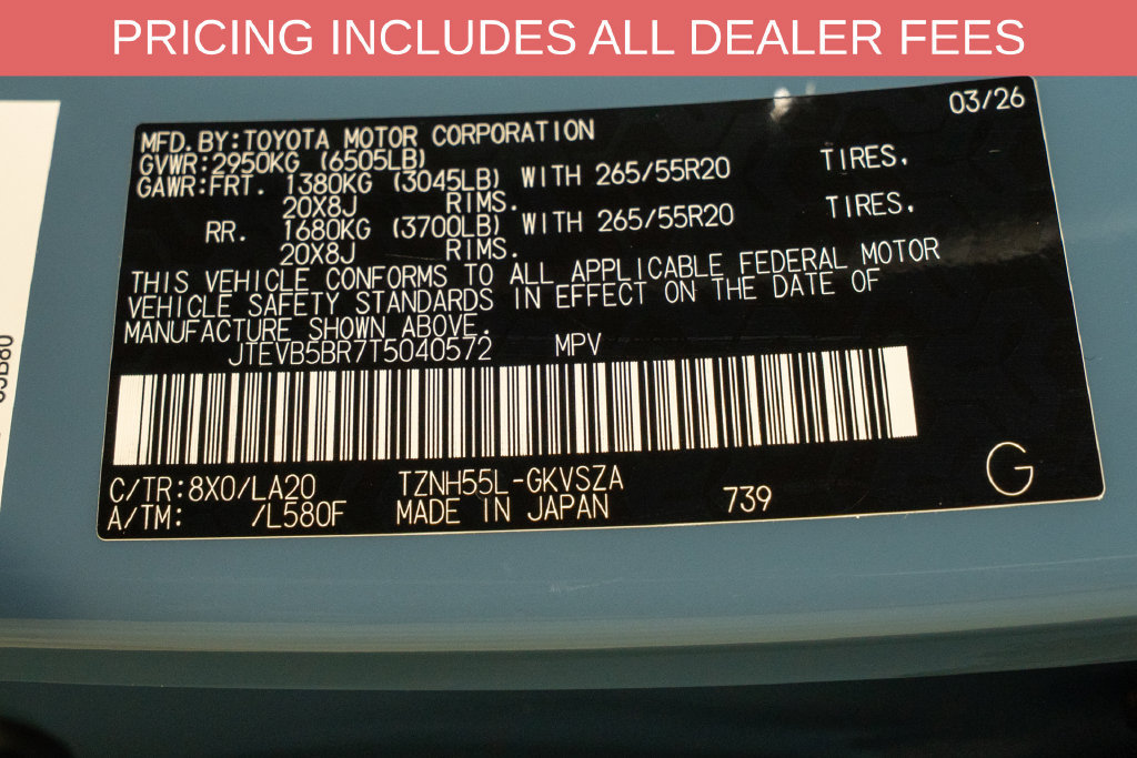 Used 2026 Toyota 4Runner Limited AWD/4WD image 25