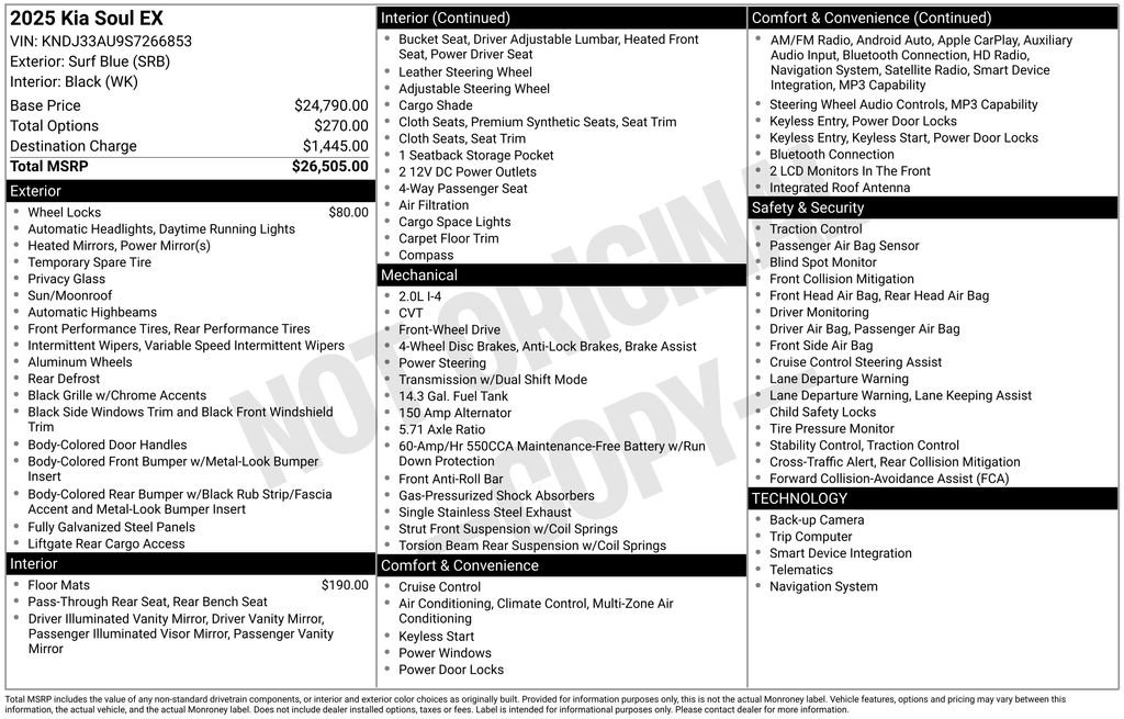 Used 2025 Kia Soul EX image 12