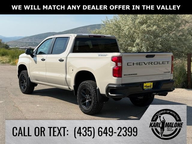 New 2026 Chevrolet Silverado 1500 Custom Trail Boss w/ Dark Appearance Package AWD/4WD image 3
