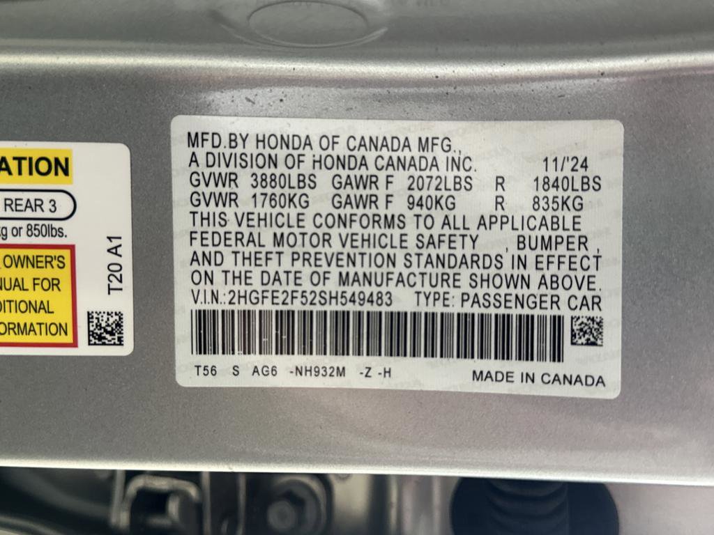 Used 2025 Honda Civic Sport image 31