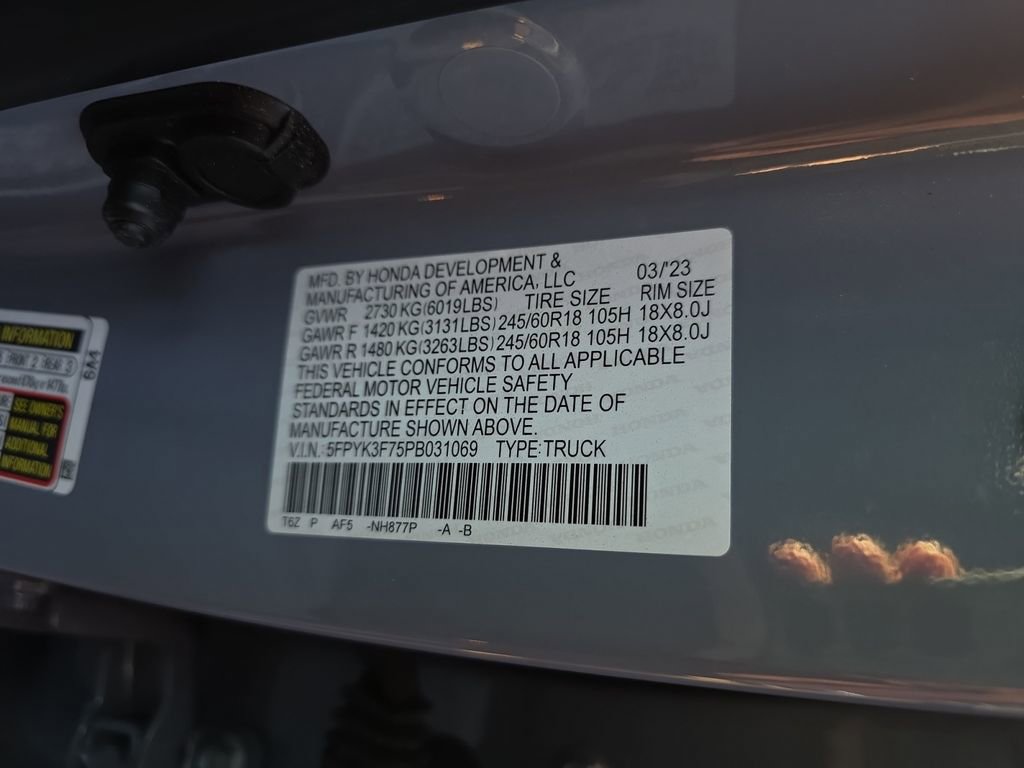 Certified 2023 Honda Ridgeline RTL-E image 26