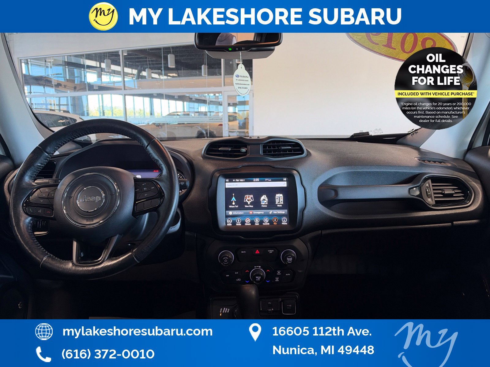Used 2019 Jeep Renegade Altitude w/ UConnect 8.4 Nav Group AWD/4WD image 19