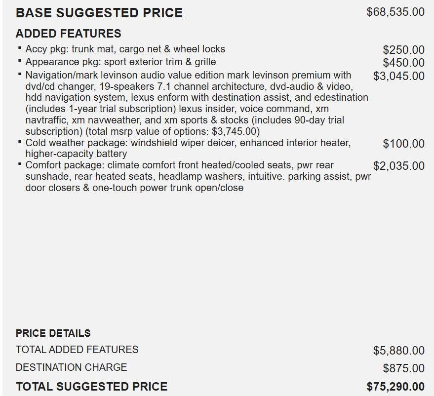 Used 2011 Lexus LS 460 AWD w/ Luxury Value Edition image 18