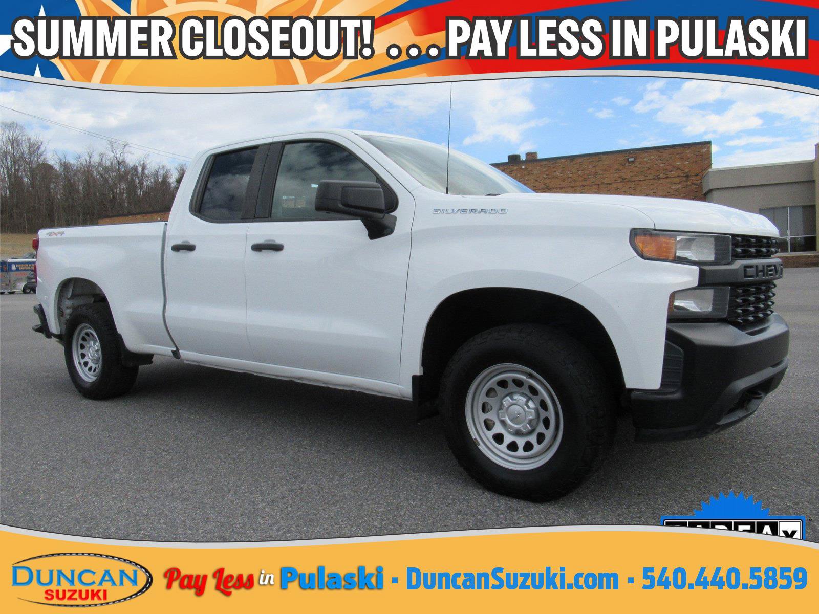 Used 2021 Chevrolet Silverado 1500 W/T w/ WT Value Package