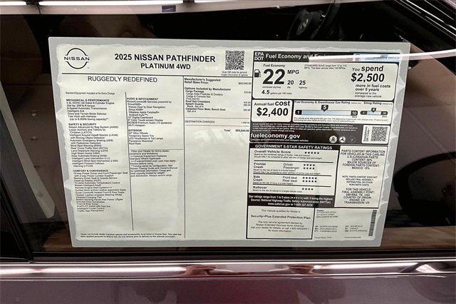 New 2025 Nissan Pathfinder Platinum w/ Cargo Package image 39