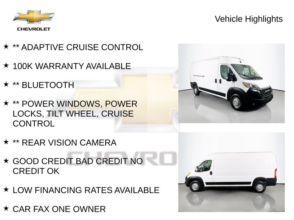 Used 2024 RAM ProMaster 2500 w/ Convenience Group FWD image 34