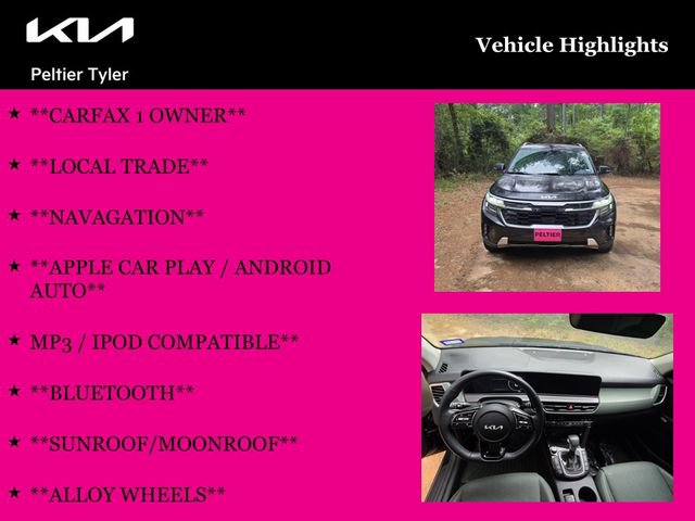Certified 2024 Kia Seltos SX w/ SX Sunroof Package image 12