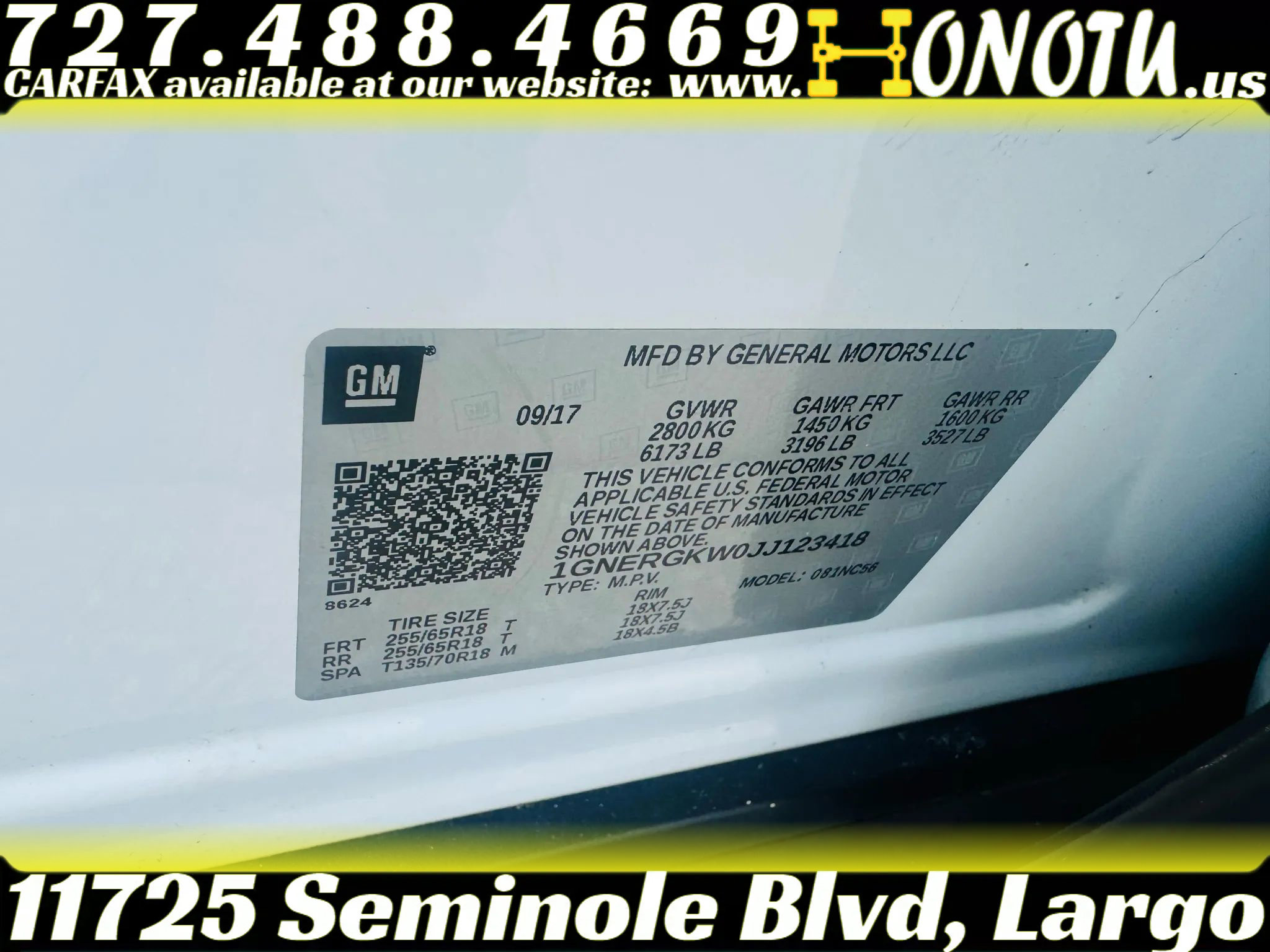 Used 2018 Chevrolet Traverse LT image 26