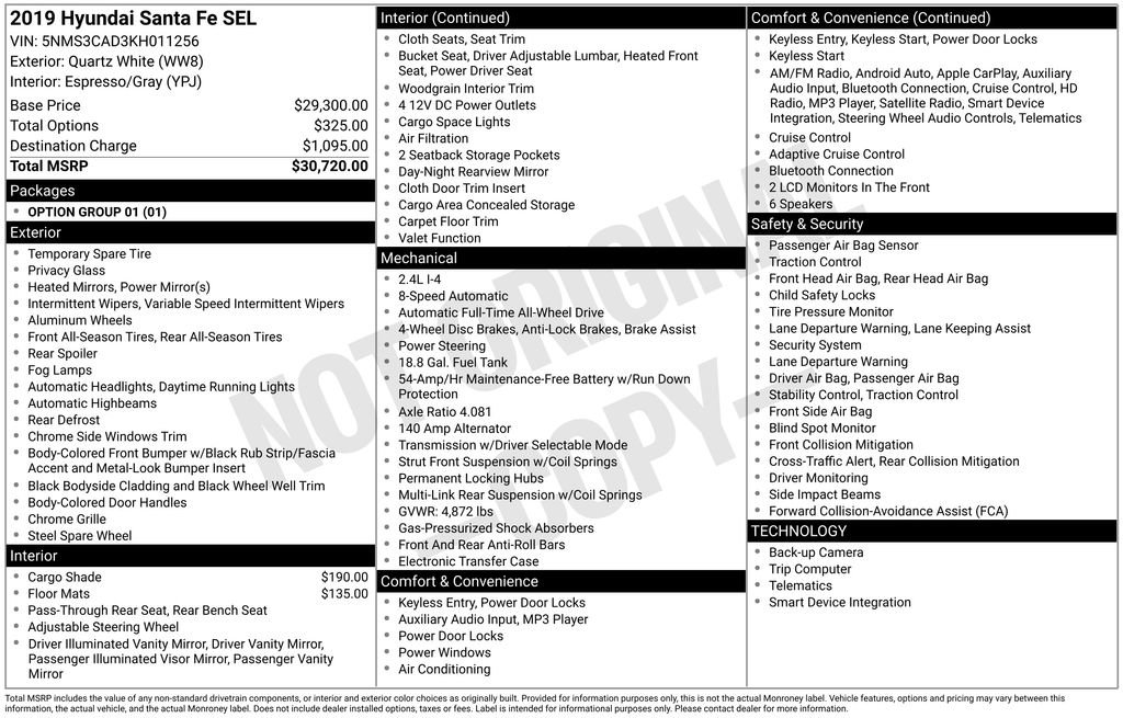 Used 2019 Hyundai Santa Fe SEL image 5