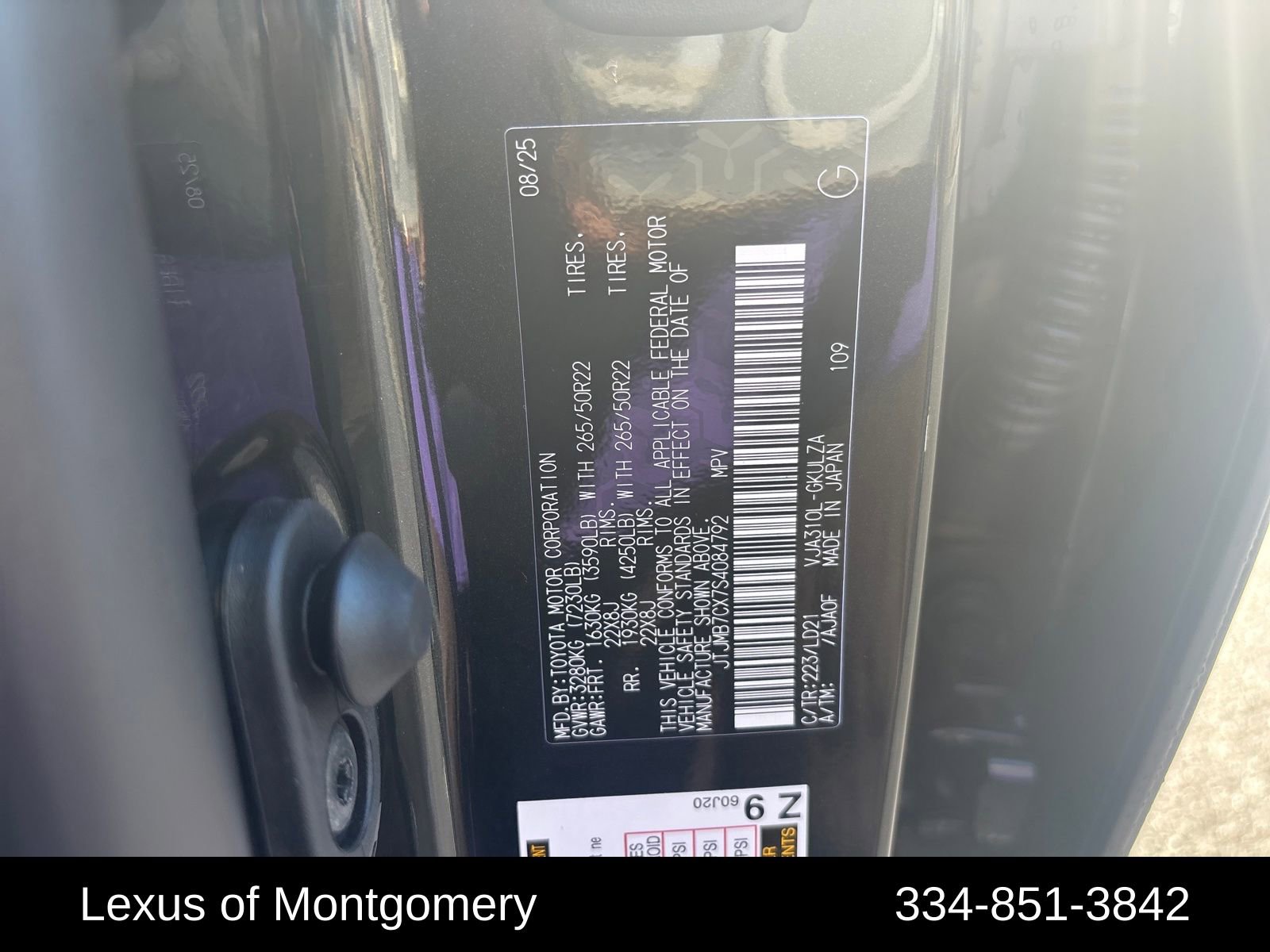 New 2025 Lexus LX 600 F Sport image 28