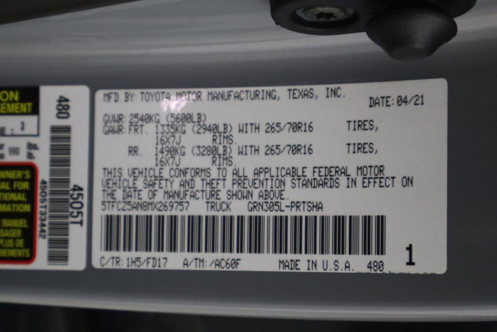 Used 2021 Toyota Tacoma TRD Off-Road image 39