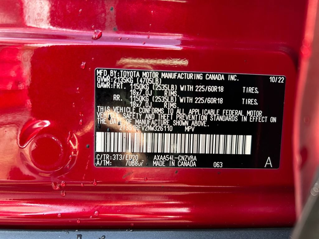 Used 2022 Toyota RAV4 TRD Off-Road w/ TRD Off-Road Weather Package image 34