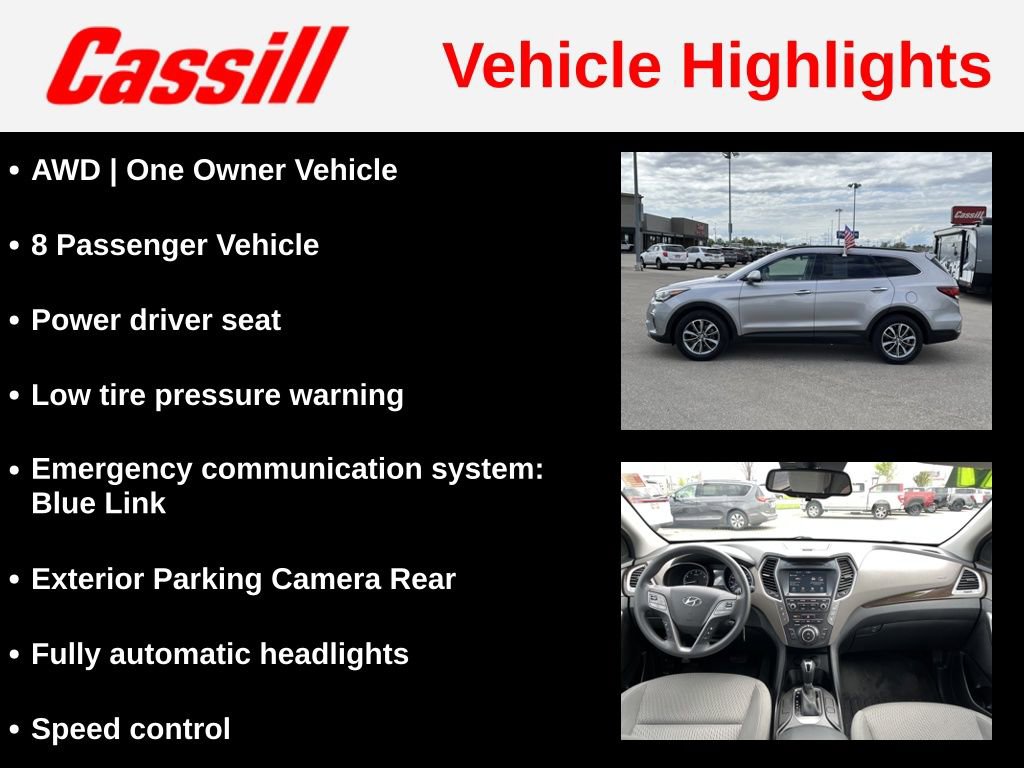 Used 2017 Hyundai Santa Fe SE w/ Cargo Package AWD/4WD image 6