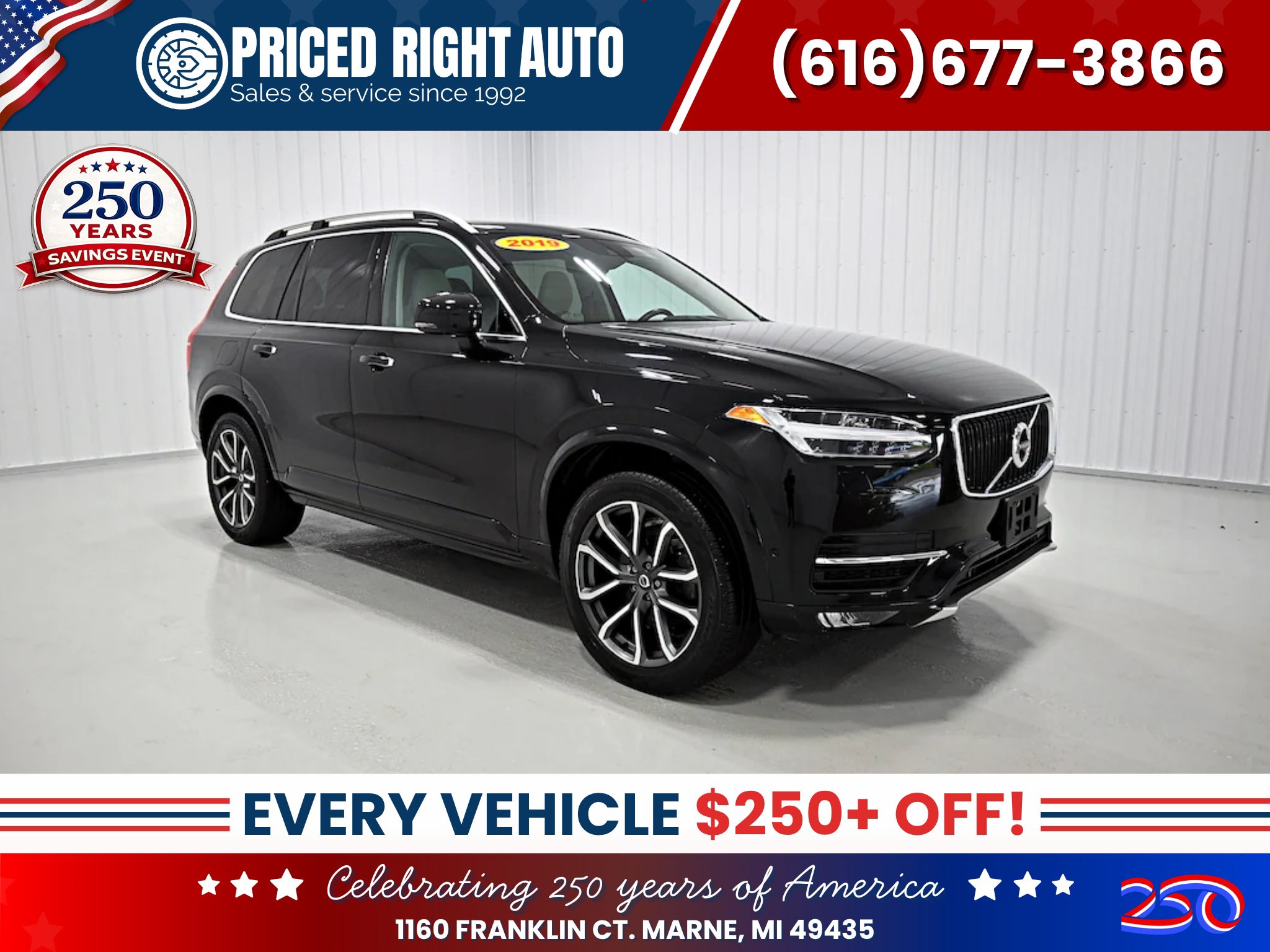 Used 2019 Volvo XC90 T6 Momentum w/ Advanced Package