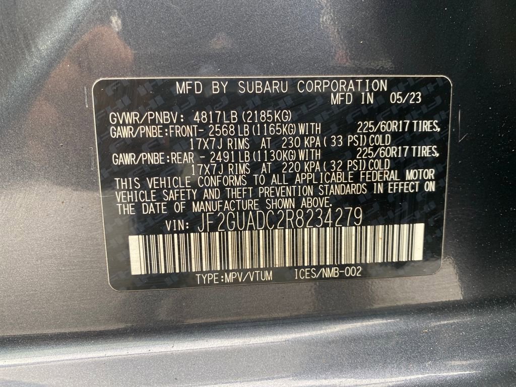 Used 2024 Subaru Crosstrek 2.0i Premium image 46