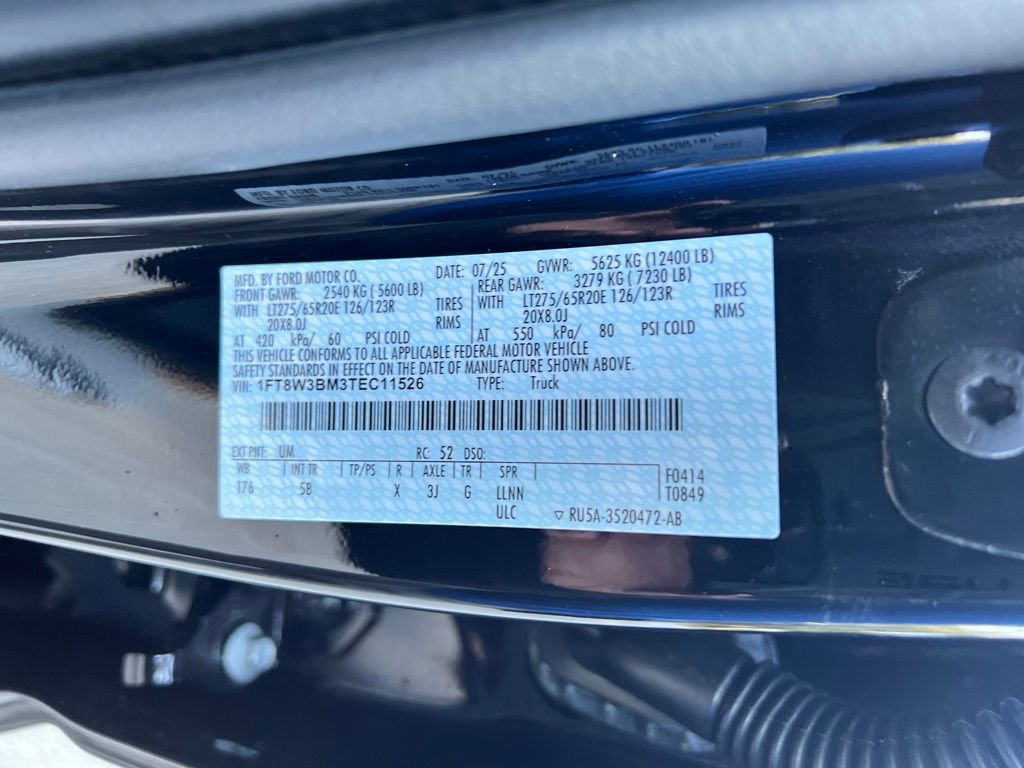 New 2026 Ford F350 Lariat w/ Black Appearance Package image 53