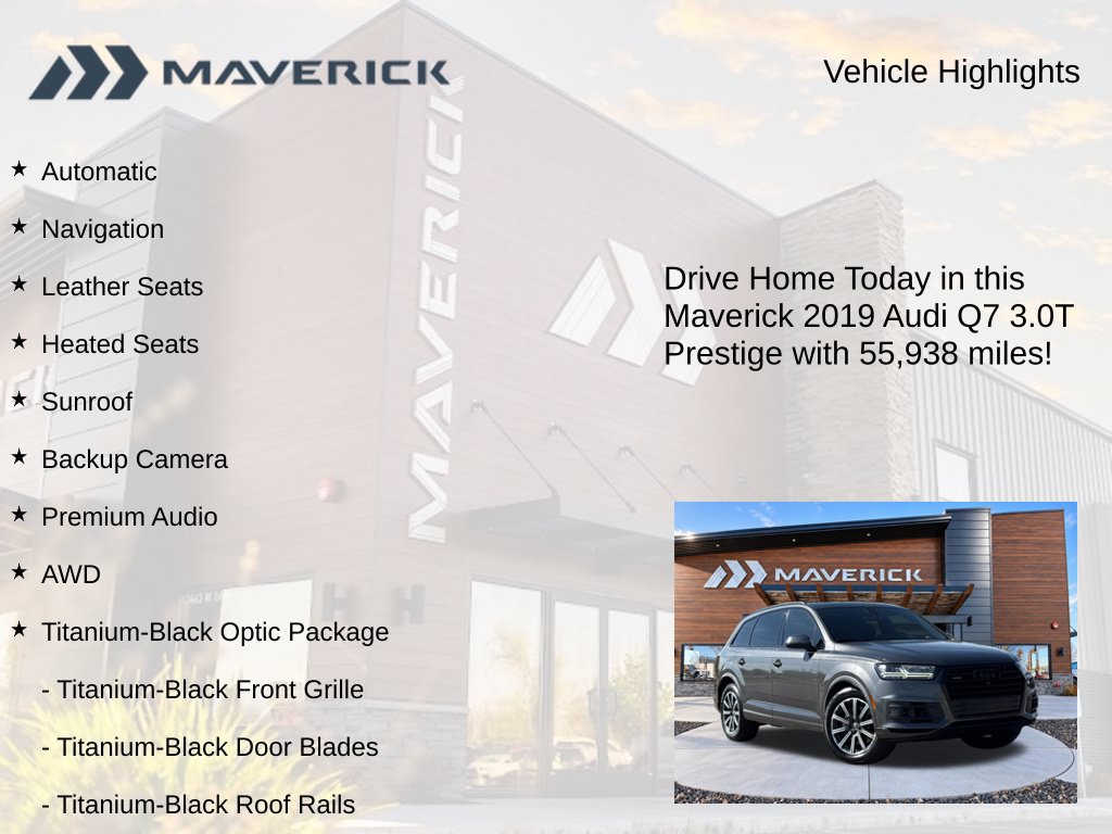 Used 2019 Audi Q7 3.0T Prestige w/ Prestige Package AWD/4WD image 5