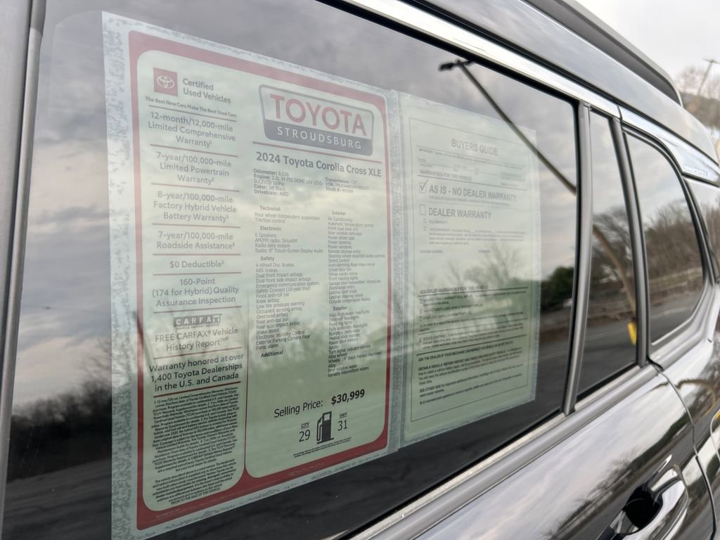 Certified 2024 Toyota Corolla Cross XLE w/ Convenience Package image 25