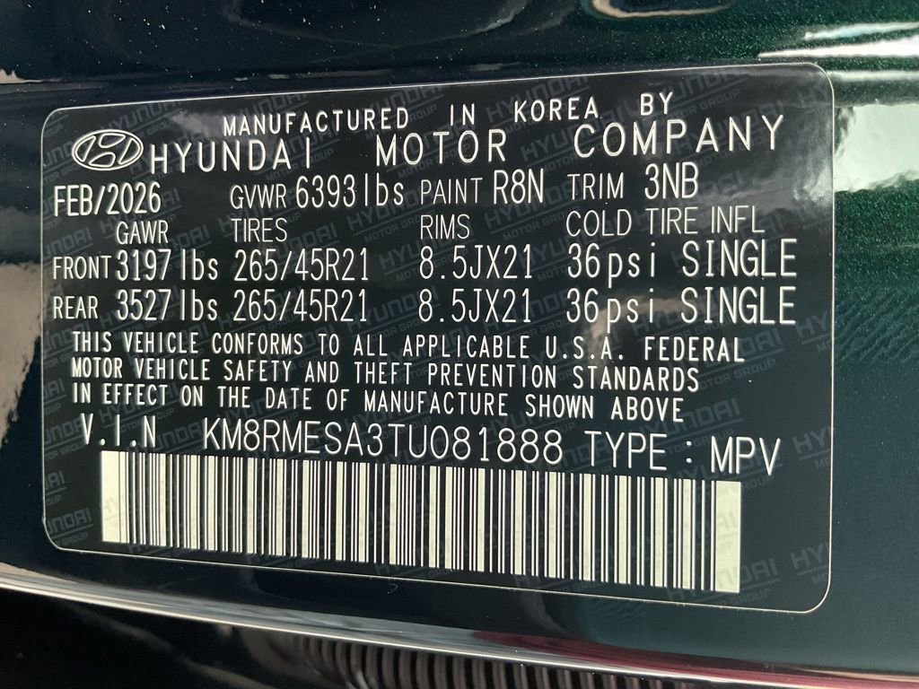 New 2026 Hyundai Palisade Calligraphy AWD/4WD image 42