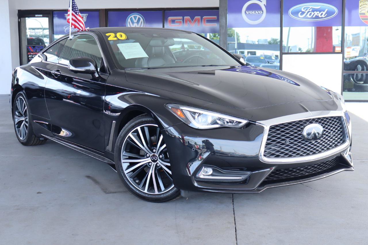 Used 2020 INFINITI Q60 3.0t Luxe w/ Essential Package RWD image 2