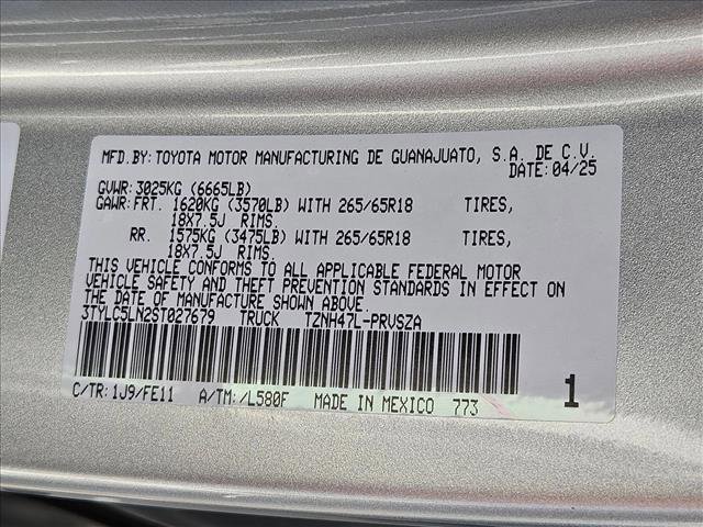 Used 2025 Toyota Tacoma TRD Sport AWD/4WD image 22