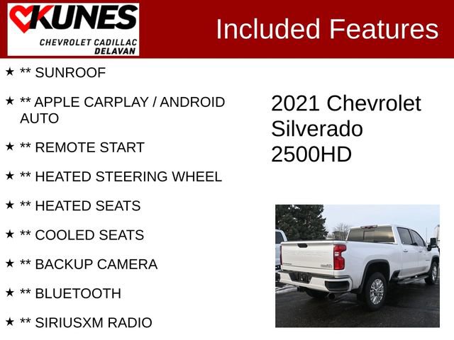 Used 2021 Chevrolet Silverado 2500 High Country w/ Z71 Off-Road Package image 3
