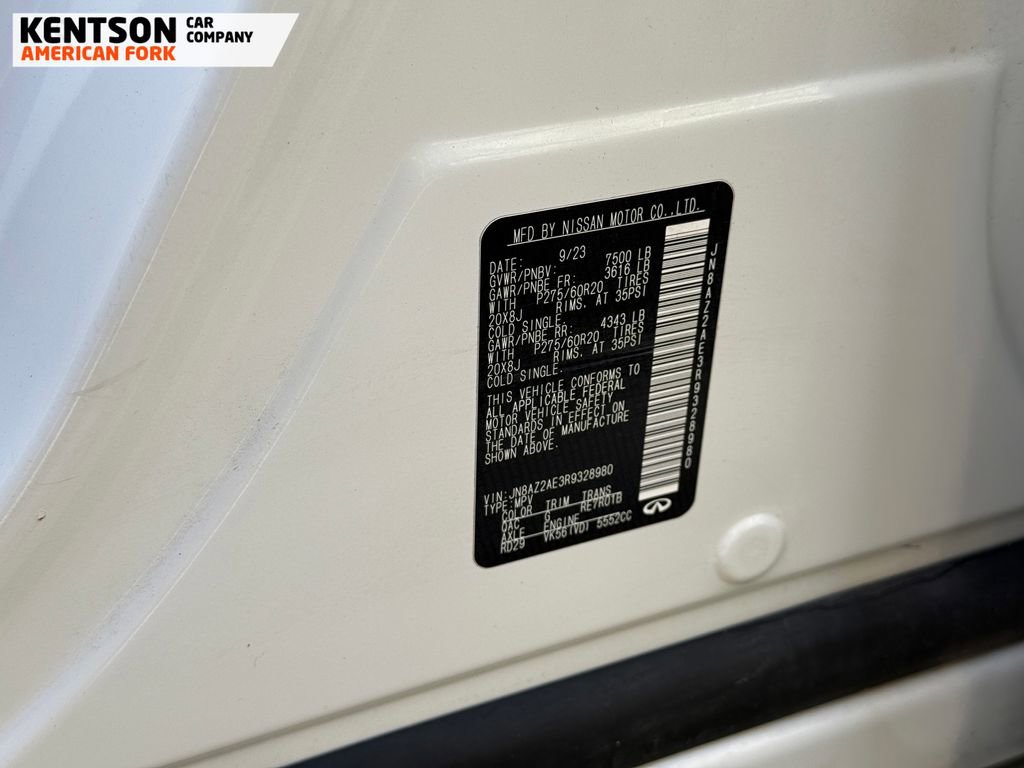 Used 2024 INFINITI QX80 Luxe image 49