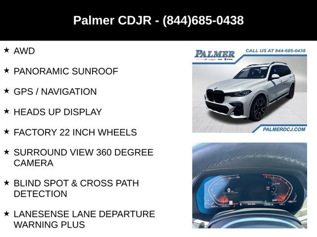 Used 2020 BMW X7 xDrive40i w/ M Sport Package AWD/4WD image 6