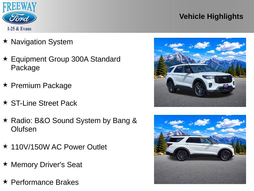 Used 2025 Ford Explorer ST-Line w/ Premium Package AWD/4WD image 2