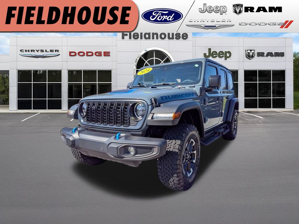 Used 2024 Jeep Wrangler Unlimited Rubicon 4xe w/ Safety Group AWD/4WD image 1