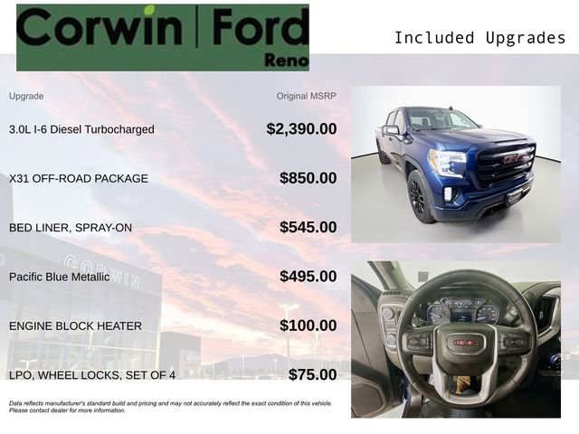 Used 2021 GMC Sierra 1500 Elevation w/ X31 Off-Road Package image 3