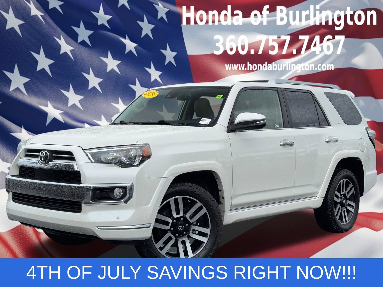 Used 2020 Toyota 4Runner Limited AWD/4WD image 1