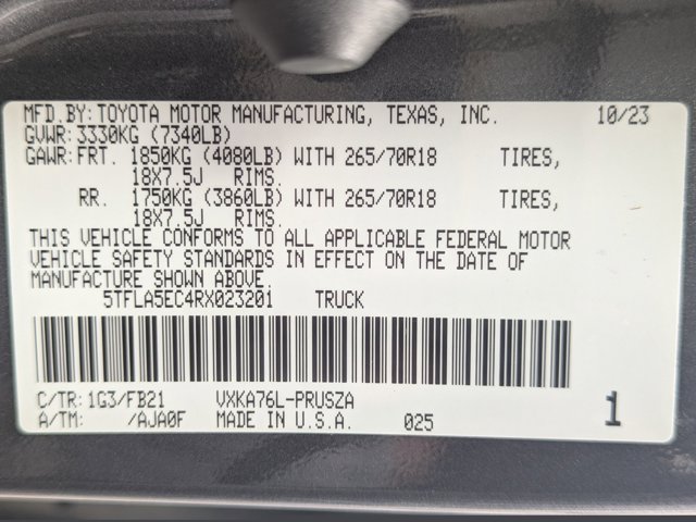 Used 2024 Toyota Tundra SR5 AWD/4WD image 27