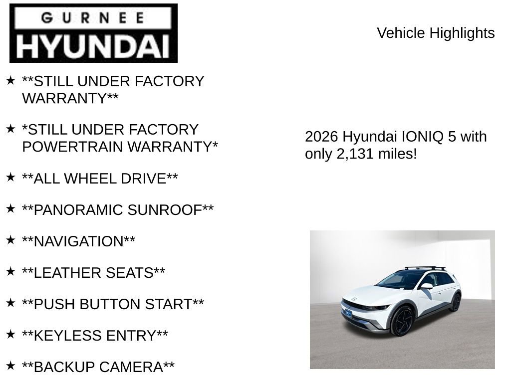 Used 2026 Hyundai Ioniq 5 Limited AWD/4WD image 7