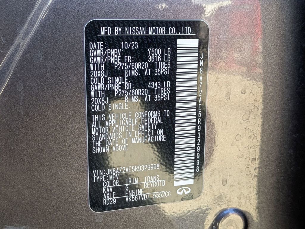 Used 2024 INFINITI QX80 Luxe image 32