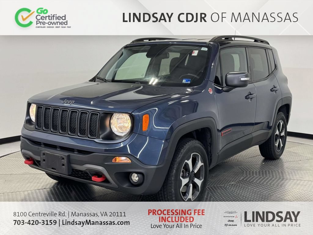 Certified 2020 Jeep Renegade Trailhawk w/ UConnect 8.4 Nav Group AWD/4WD image 5
