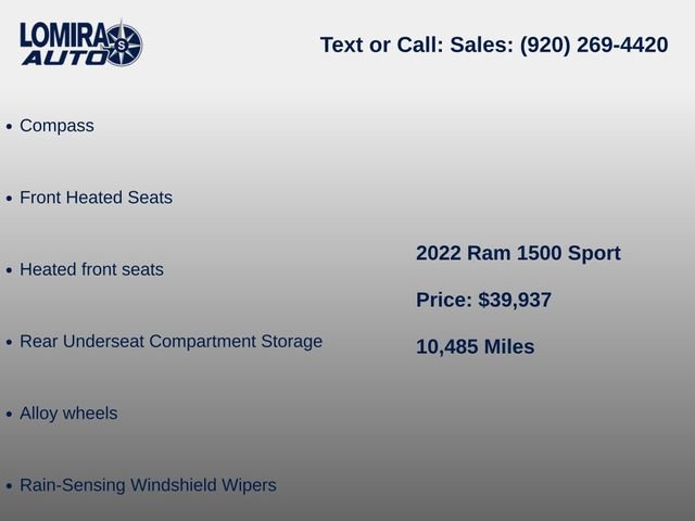 Used 2022 RAM 1500 Sport w/ Rebel Level 2 Equipment Group AWD/4WD image 10