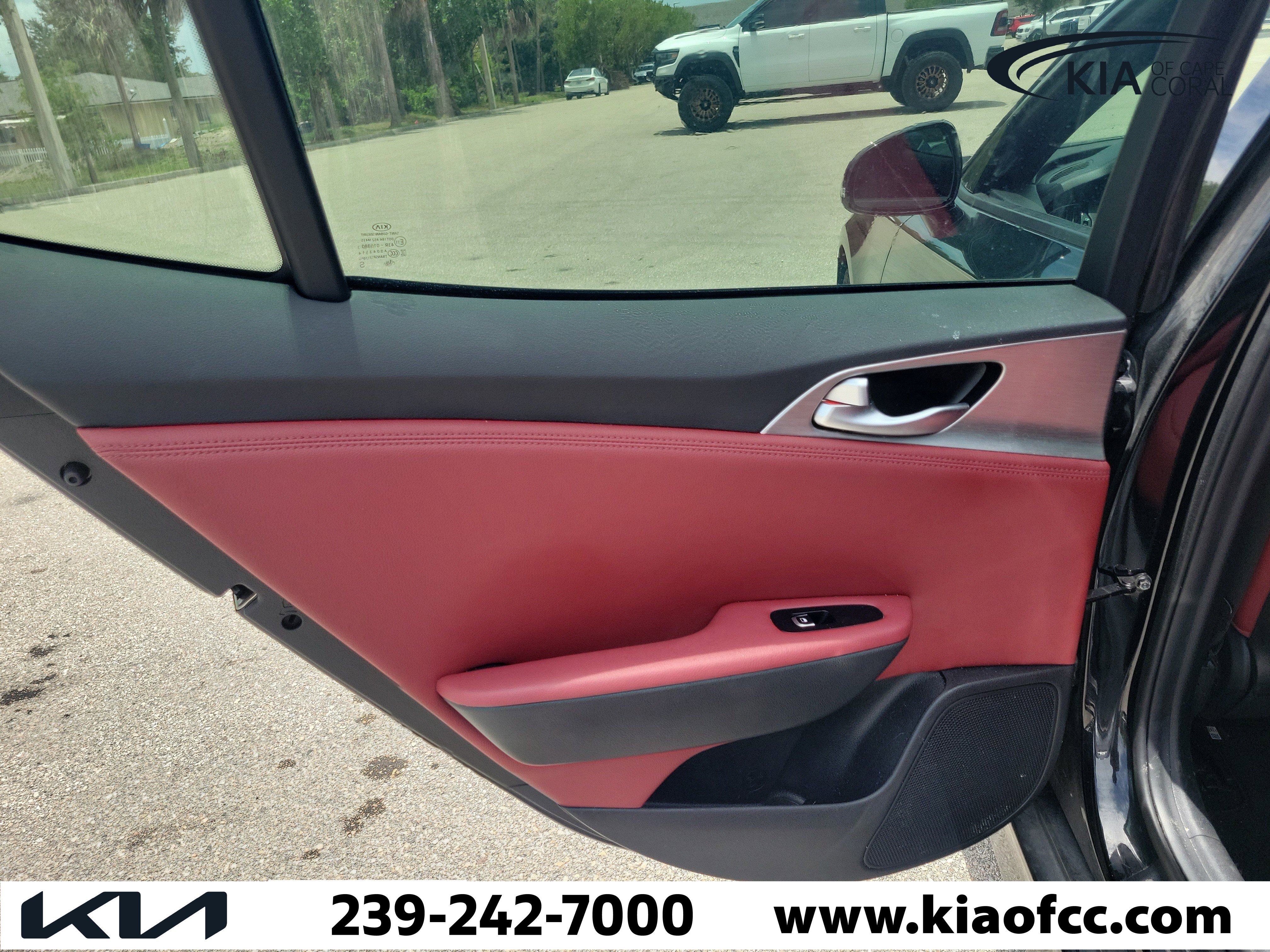 Certified 2022 Kia Stinger GT1 w/ Red Interior Color Package RWD image 12
