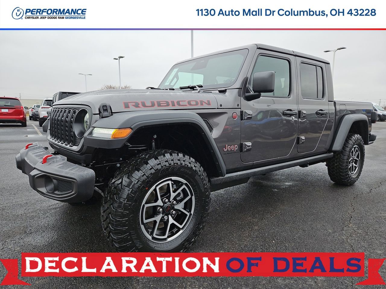 New 2026 Jeep Gladiator Rubicon w/ Steel Power Dome Hood Package image 3