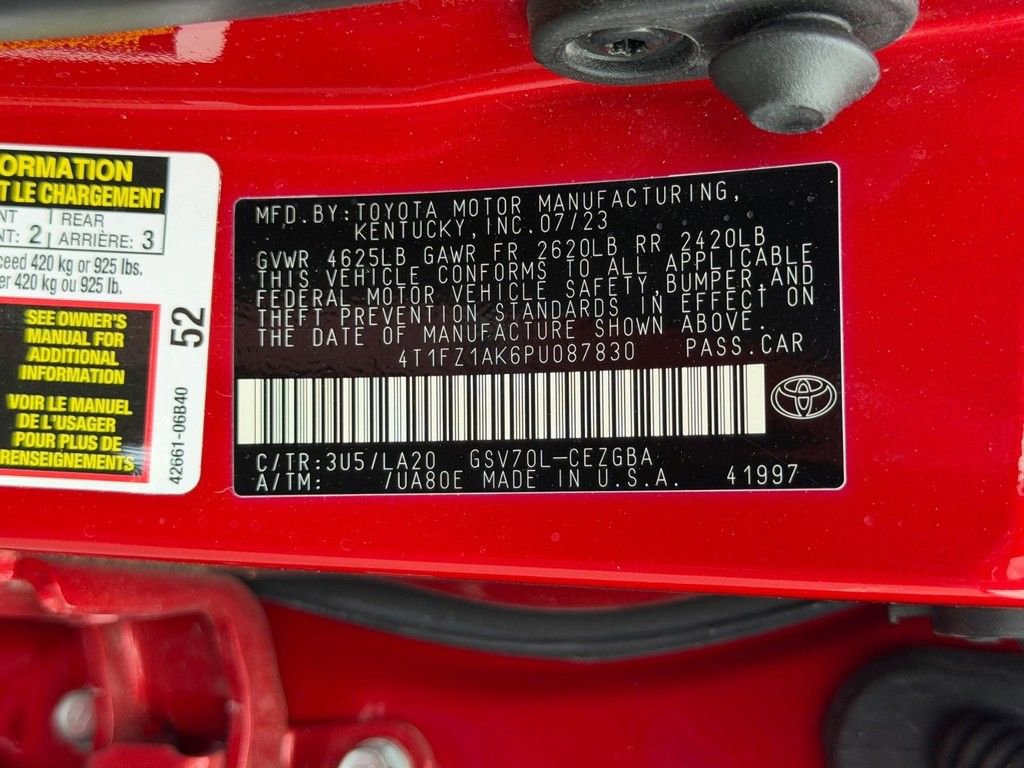 Certified 2023 Toyota Camry XLE w/ Navigation Package FWD image 26