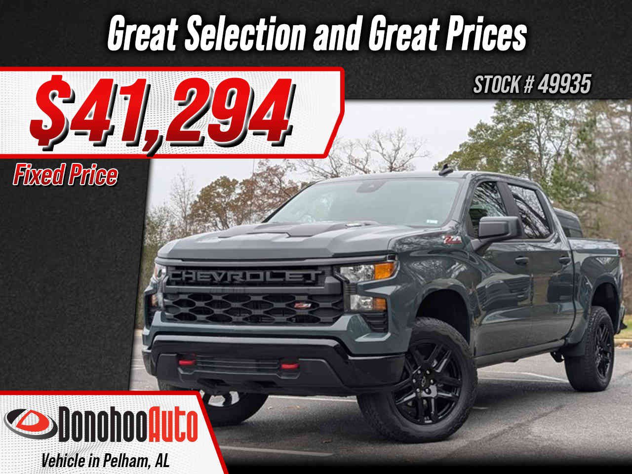 Used 2025 Chevrolet Silverado 1500 Custom Trail Boss AWD/4WD image 1