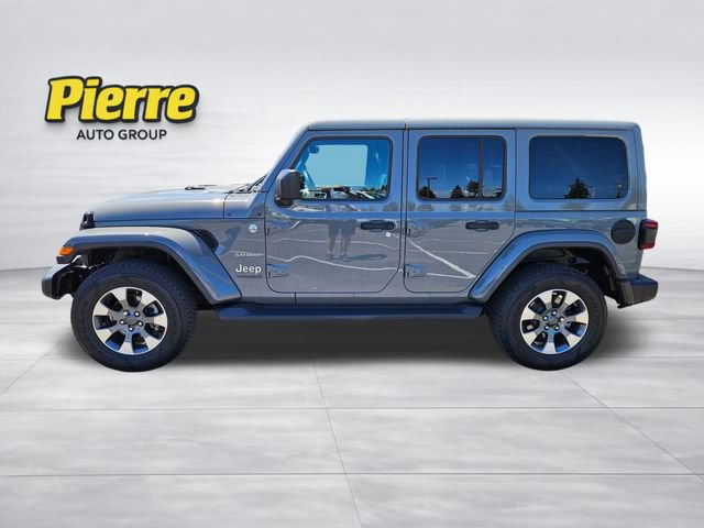 Used 2021 Jeep Wrangler Unlimited Sahara w/ Uconnect 4C Nav & Sound Group AWD/4WD image 2