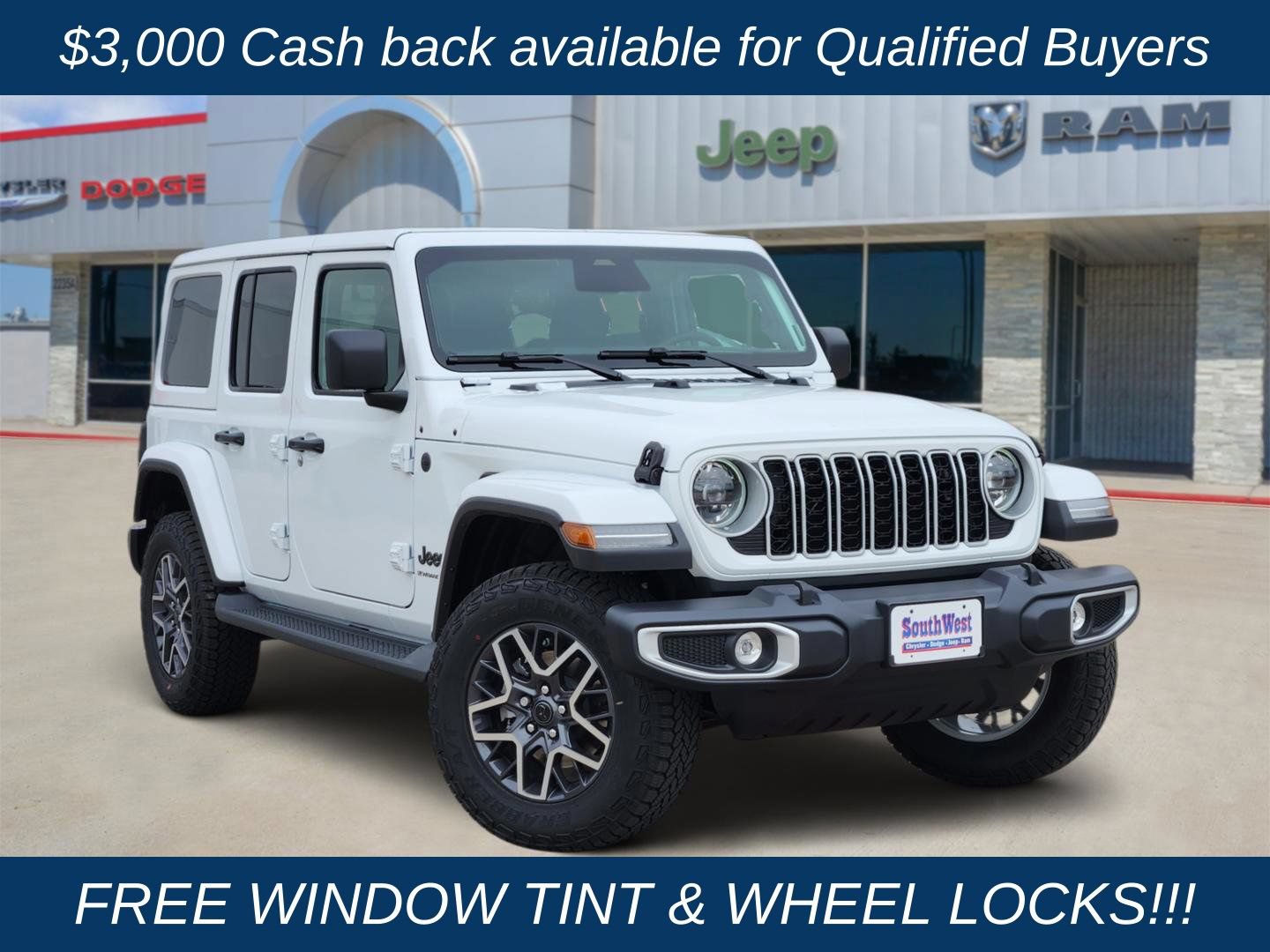 New 2026 Jeep Wrangler Unlimited Sahara AWD/4WD 360° Tour
