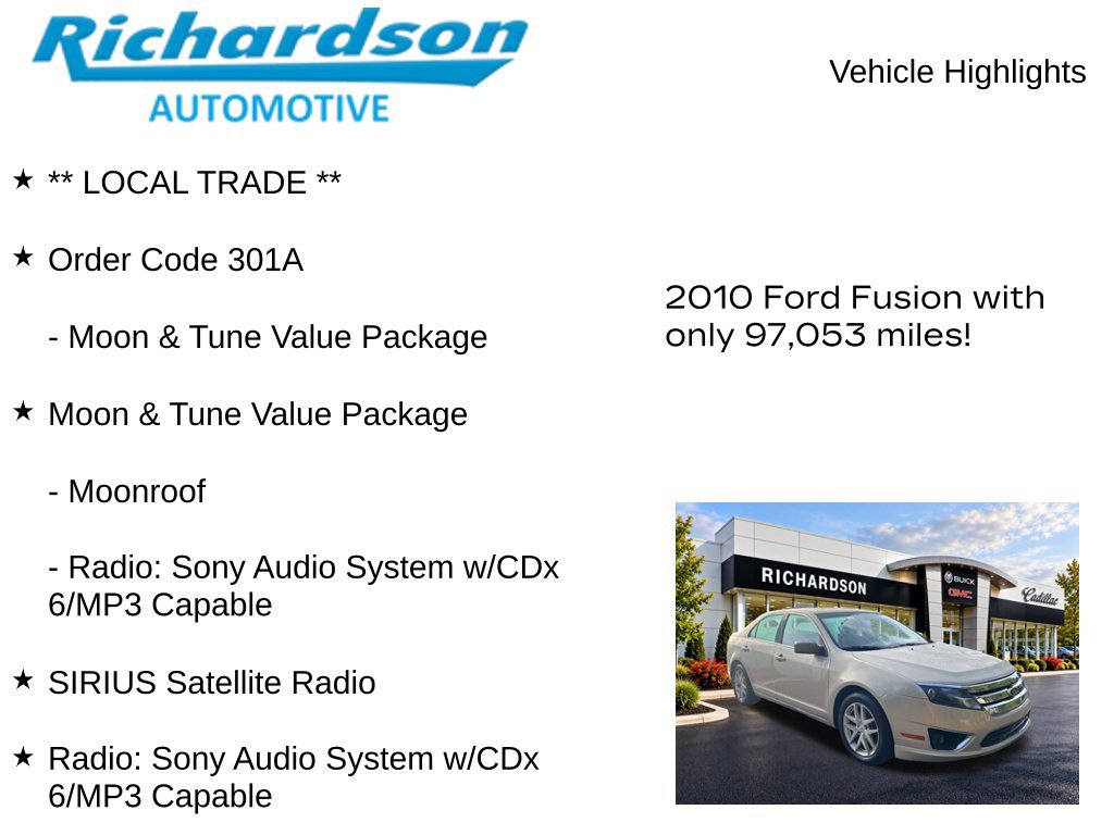 Used 2010 Ford Fusion SEL FWD image 11