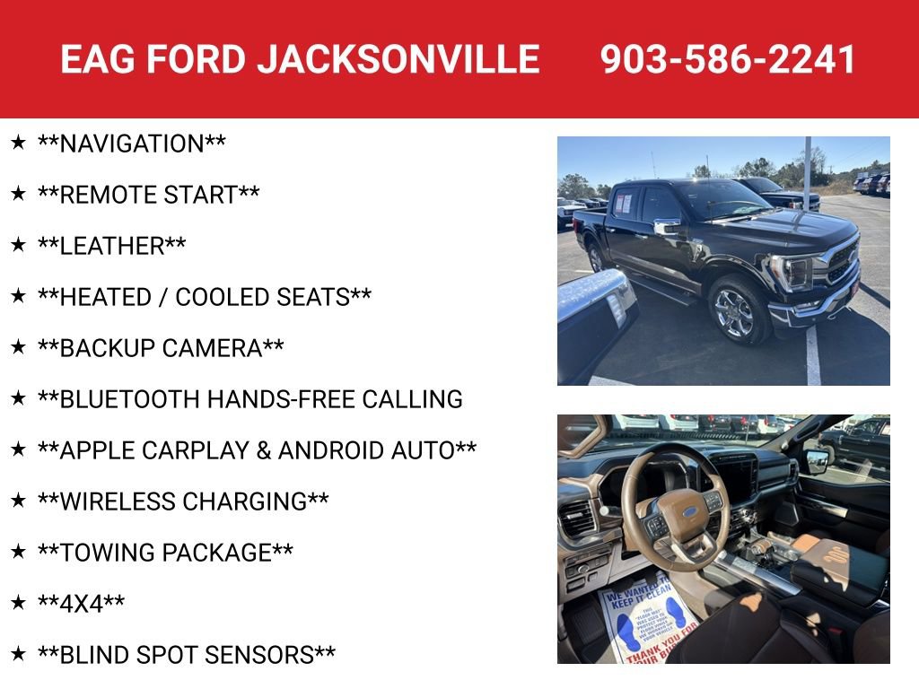 Used 2023 Ford F150 King Ranch w/ Equipment Group 601A High image 4