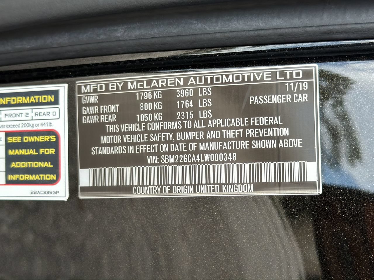 Used 2020 McLaren GT RWD image 24