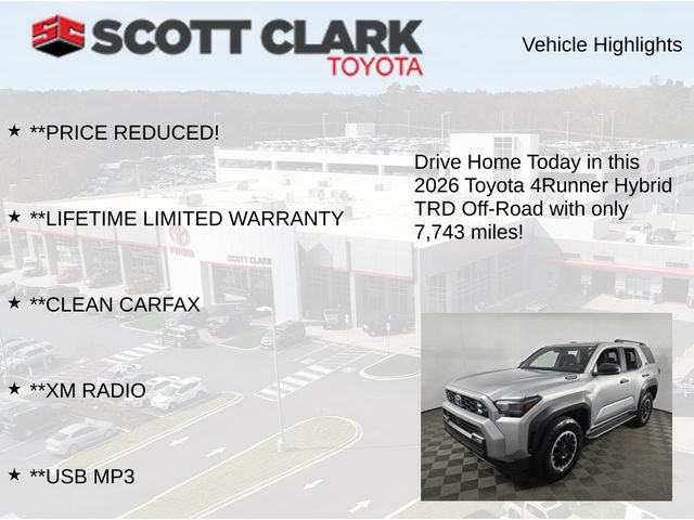Used 2026 Toyota 4Runner TRD Off-Road AWD/4WD image 12