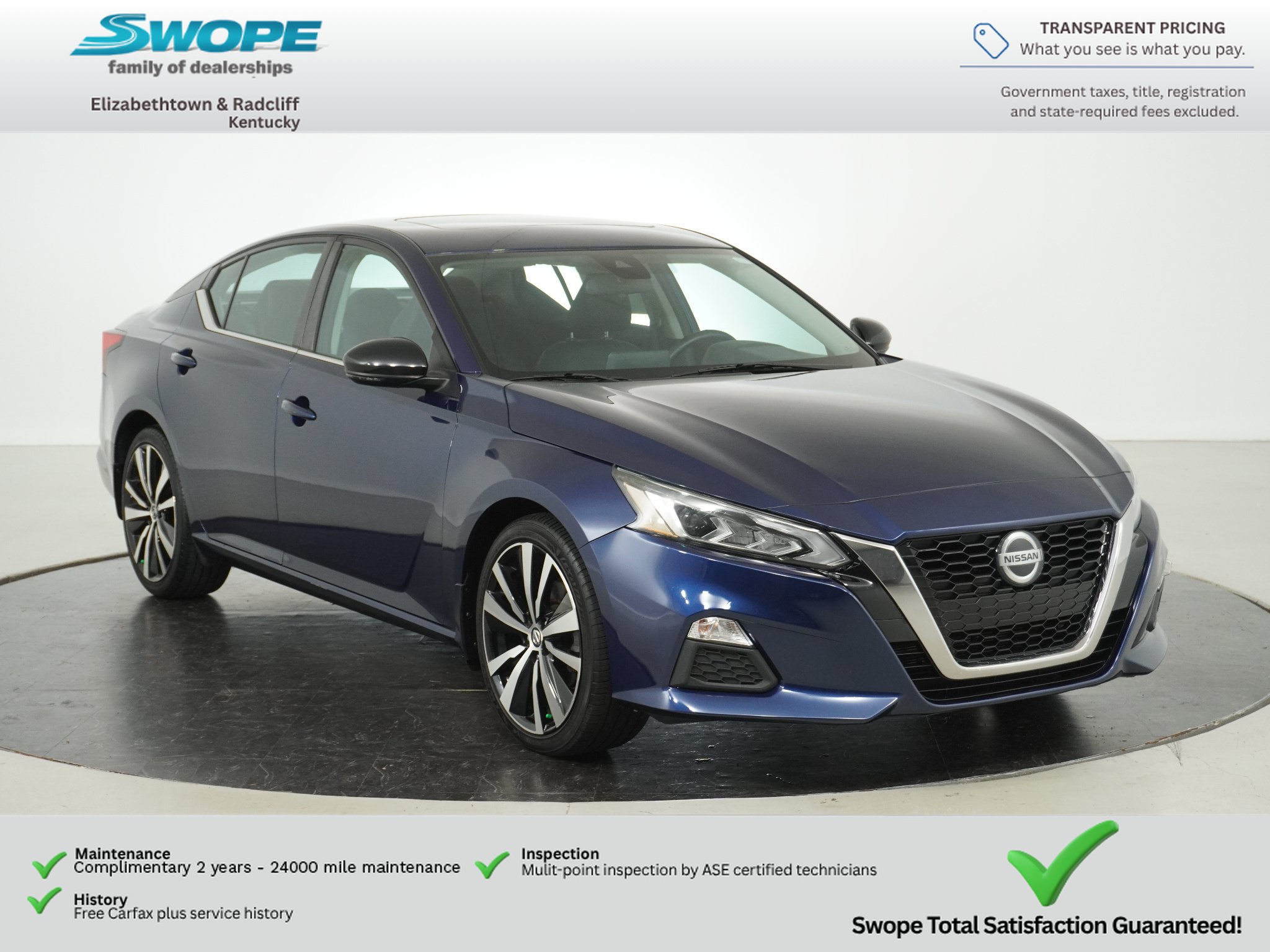 Used 2021 Nissan Altima 2.5 SR w/ SR Premium Package FWD image 1